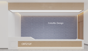 CBT212F 어쿠스틱 패널 100% 폴리에스터 섬유 인테리어 벽 패널 PET 패널